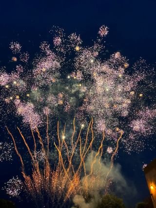 Musikbegleitendes Nahbereichsfeuerwerk